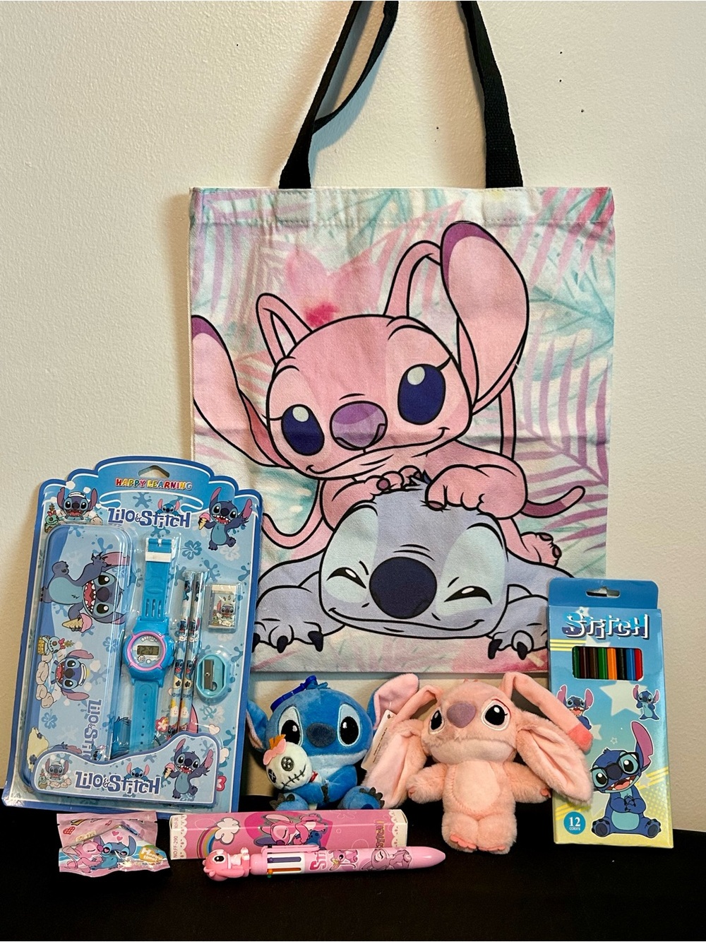 Angel & Stitch canvas tote, watch and more